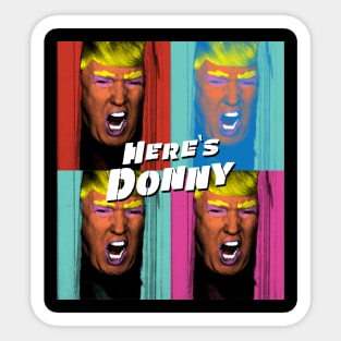 Here's Donny / Here's Jonny Sticker